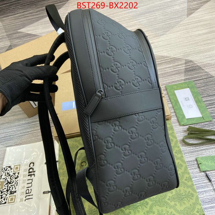 Gucci Bags(TOP)-Backpack- fake aaaaa ID: BX2202 $: 269USD