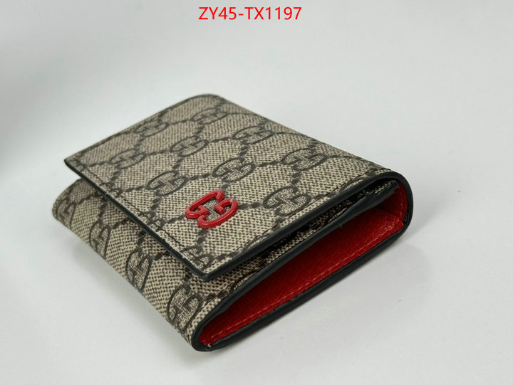 Gucci Bags(4A)-Wallet- perfect ID: TX1197 $: 45USD,