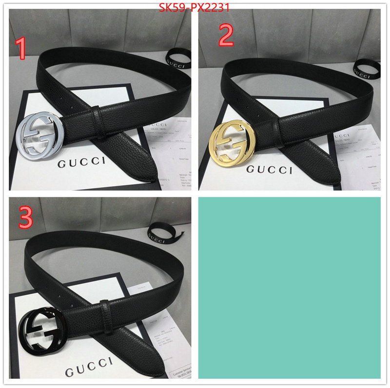 Belts-Gucci fashion designer ID: PX2231 $: 59USD