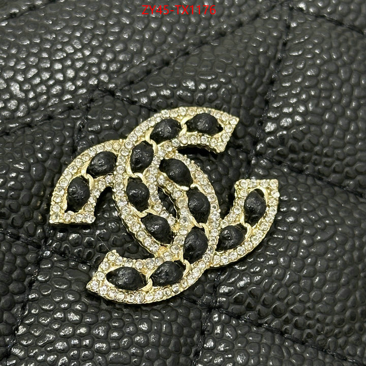 Chanel Bags(4A)-Wallet- for sale cheap now ID: TX1176 $: 45USD,