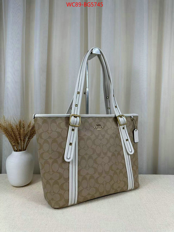 Coach Bags(4A)-Tote- online sale ID: BG5745 $: 89USD,