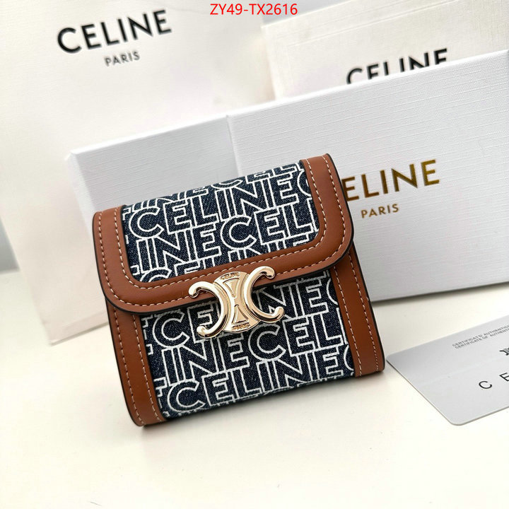 CELINE Bags(4A)-Wallet at cheap price ID: TX2616 $: 49USD,