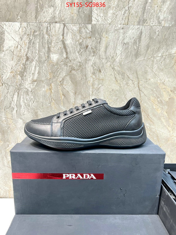 Men shoes-Prada 1:1 replica wholesale ID: SG9836 $: 155USD