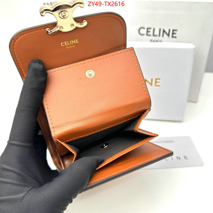 CELINE Bags(4A)-Wallet at cheap price ID: TX2616 $: 49USD,