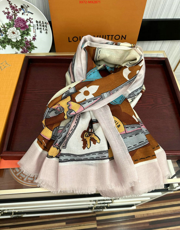 Scarf-LV luxury 7 star replica ID: MX2871 $: 72USD