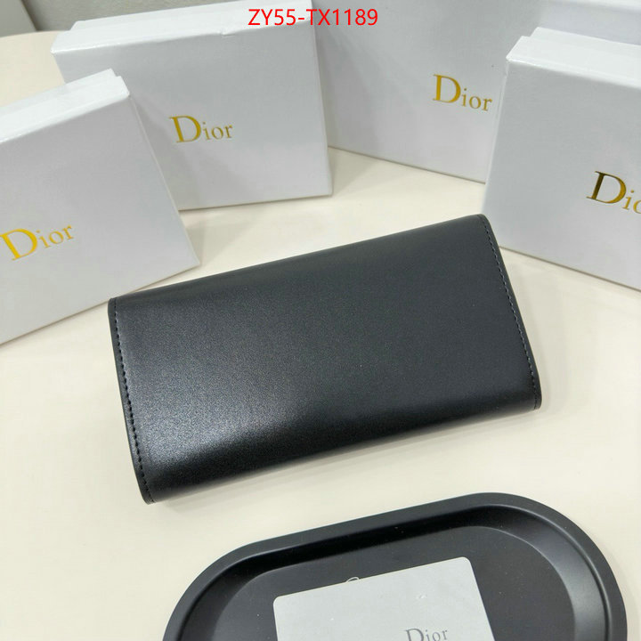 Dior Bags(4A)-Wallet- outlet sale store ID: TX1189 $: 55USD,