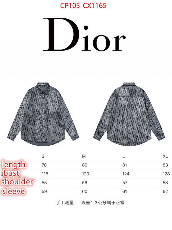 Clothing-Dior buy online ID: CX1165 $: 105USD