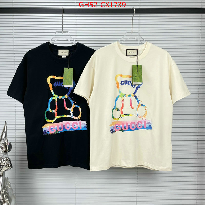 Clothing-Gucci can you buy knockoff ID: CX1739 $: 52USD