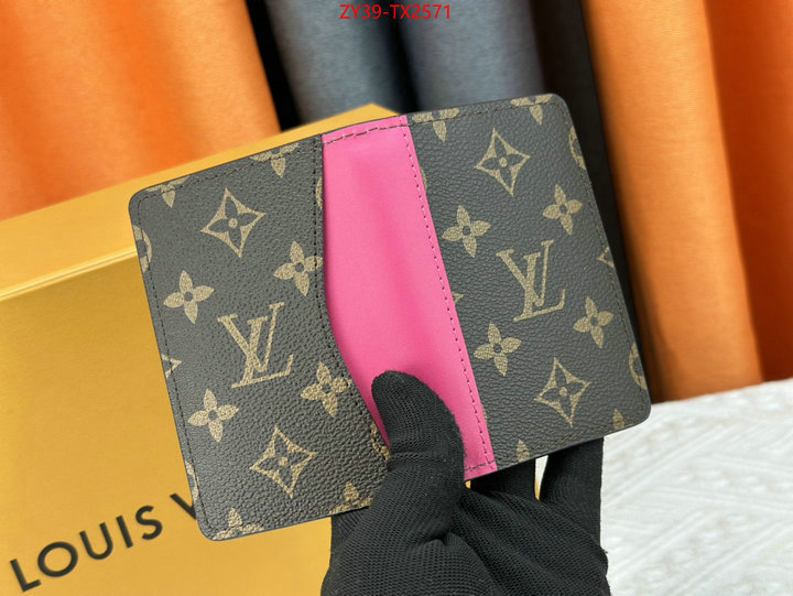 LV Bags(4A)-Wallet shop ID: TX2571 $: 39USD,