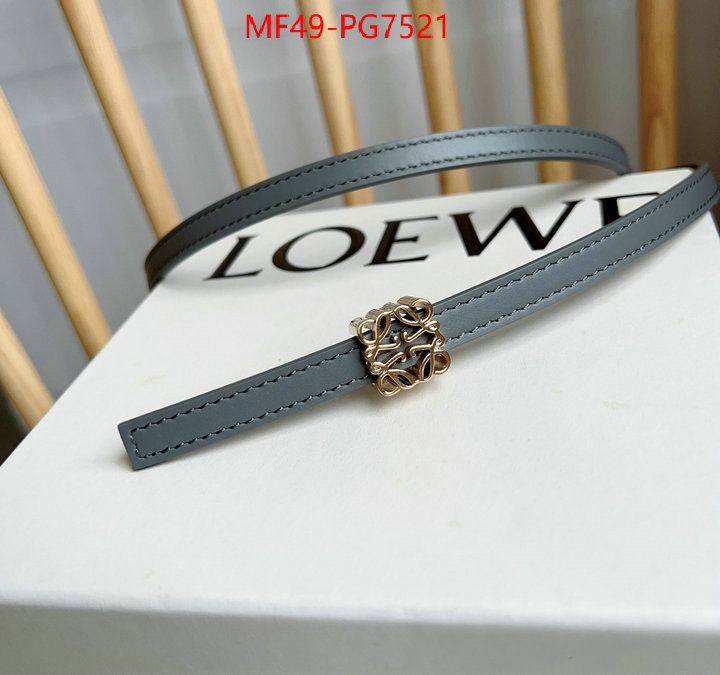 Belts-Loewe luxury fake ID: PG7521 $: 49USD