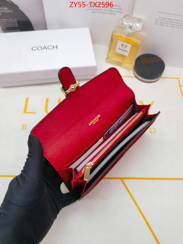 Coach Bags(4A)-Wallet where to buy high quality ID: TX2596 $: 55USD,
