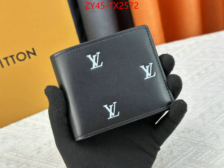 LV Bags(4A)-Wallet aaaaa replica designer ID: TX2572 $: 45USD,