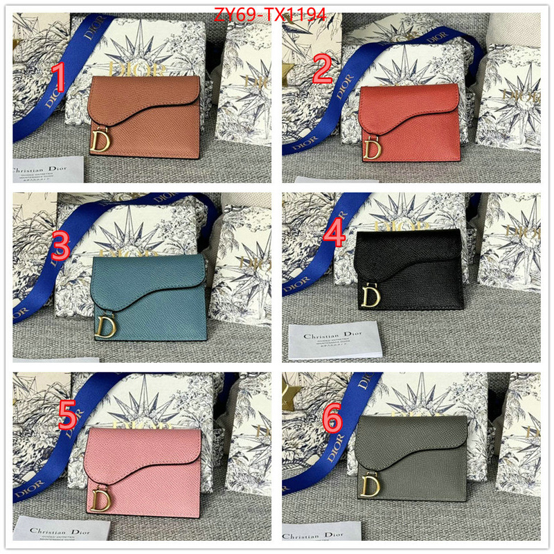 Dior Bags(4A)-Wallet- the best ID: TX1194 $: 69USD,