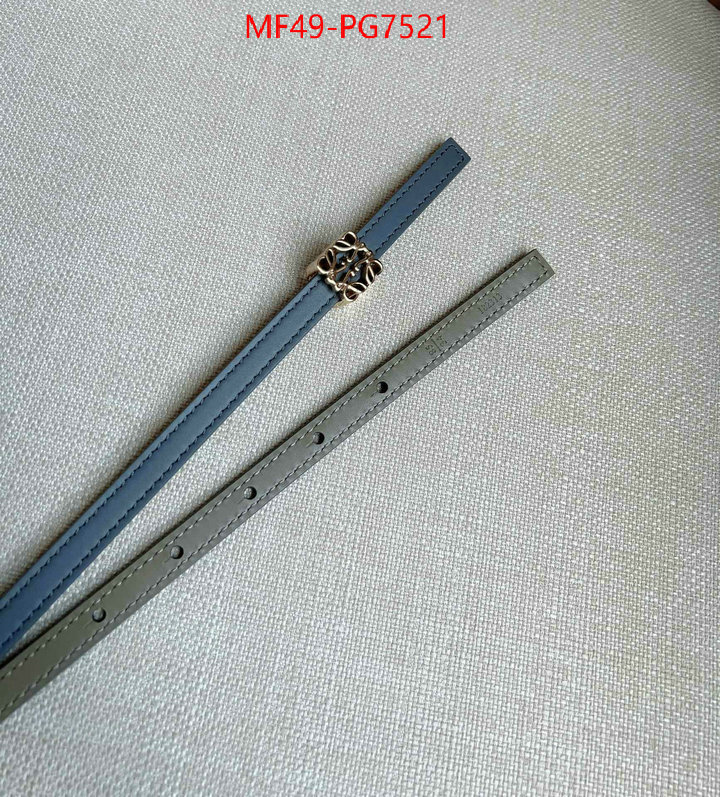 Belts-Loewe luxury fake ID: PG7521 $: 49USD