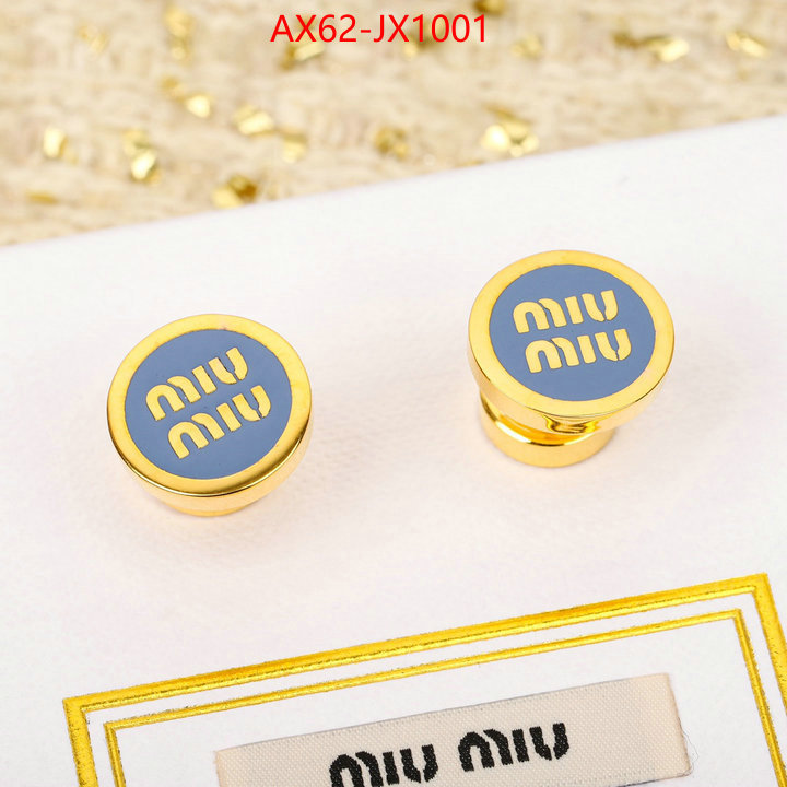 Jewelry-Miu Miu best knockoff ID: JX1001 $: 62USD