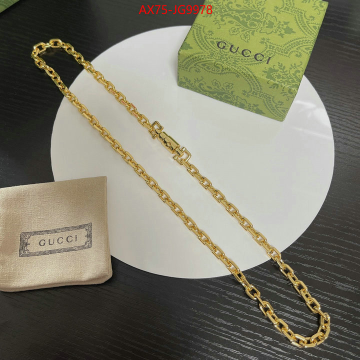 Jewelry-Gucci what is aaaaa quality ID: JG9978 $: 75USD