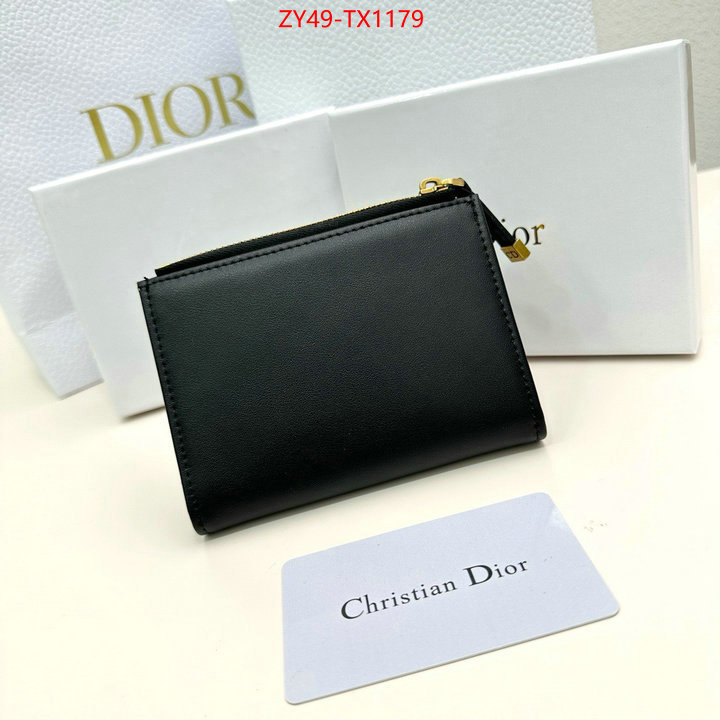 Dior Bags(4A)-Wallet- can i buy replica ID: TX1179 $: 49USD,