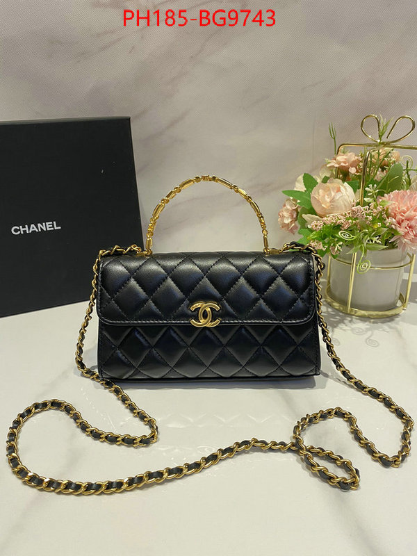 Chanel Bags(TOP)-Diagonal- top perfect fake ID: BG9743 $: 185USD,