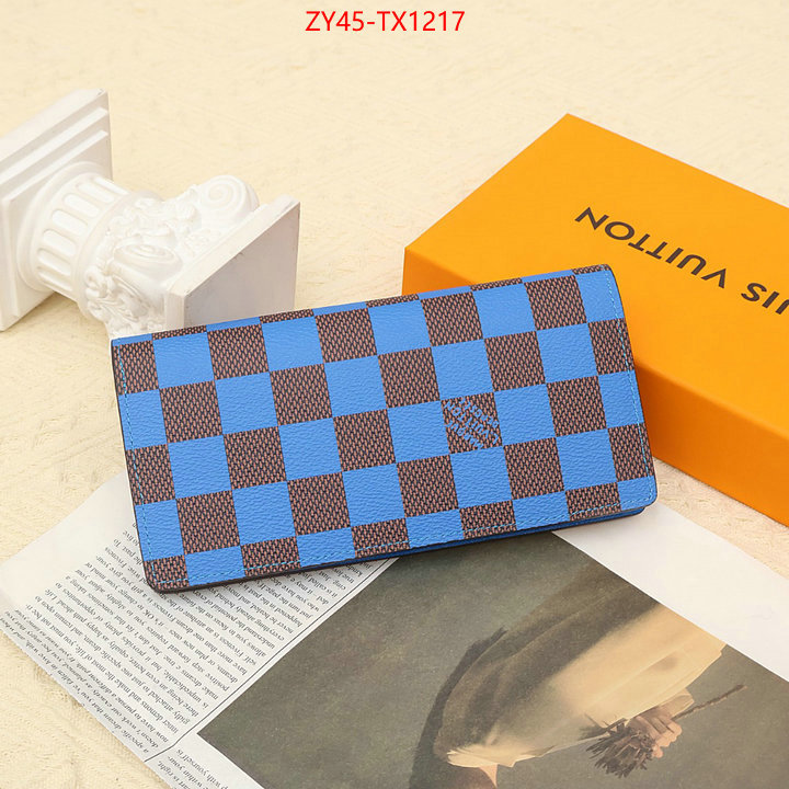 LV Bags(4A)-Wallet replica aaaaa designer ID: TX1217 $: 45USD,