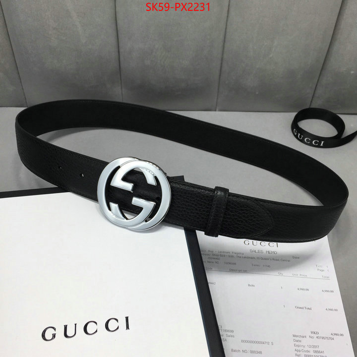 Belts-Gucci fashion designer ID: PX2231 $: 59USD