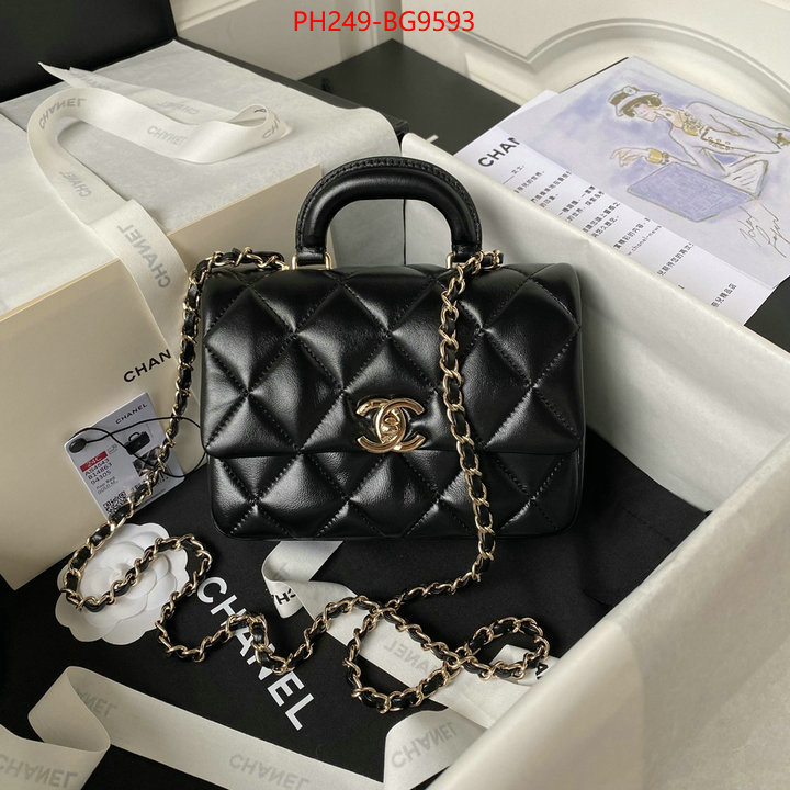 Chanel Bags(TOP)-Diagonal- aaaaa class replica ID: BG9593 $: 249USD