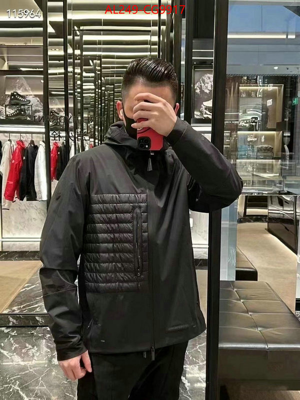 Down jacket Men-Moncler high quality designer ID: CG9917 $: 249USD