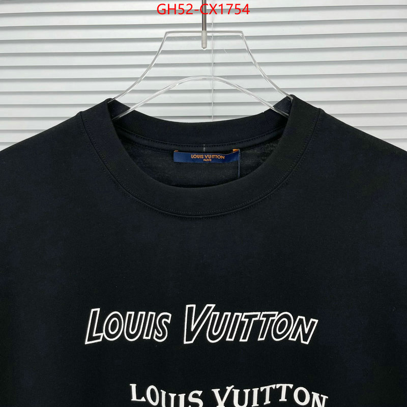 Clothing-LV replica wholesale ID: CX1754 $: 52USD