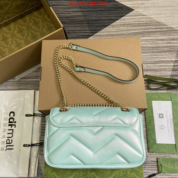 Gucci Bags(TOP)-Marmont shop cheap high quality 1:1 replica ID: BX2503 $: 255USD,