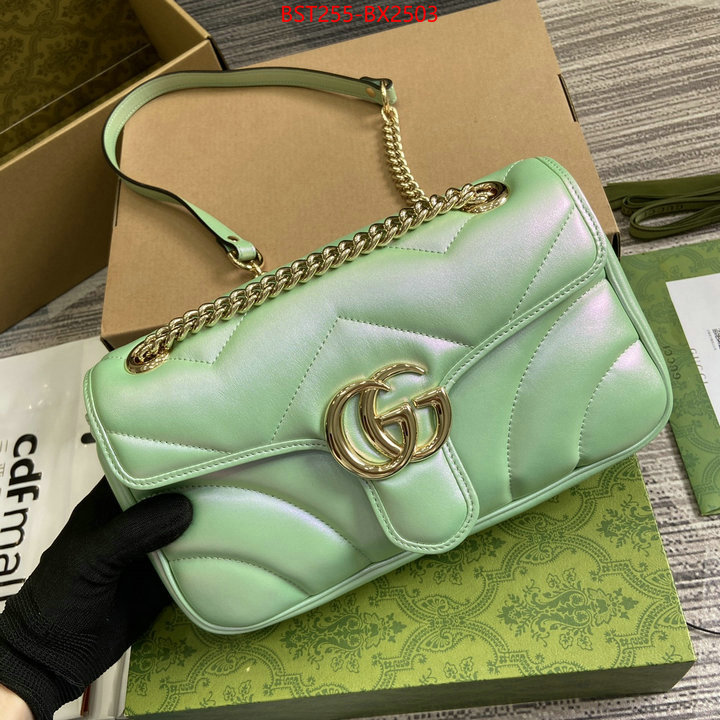 Gucci Bags(TOP)-Marmont shop cheap high quality 1:1 replica ID: BX2503 $: 255USD,