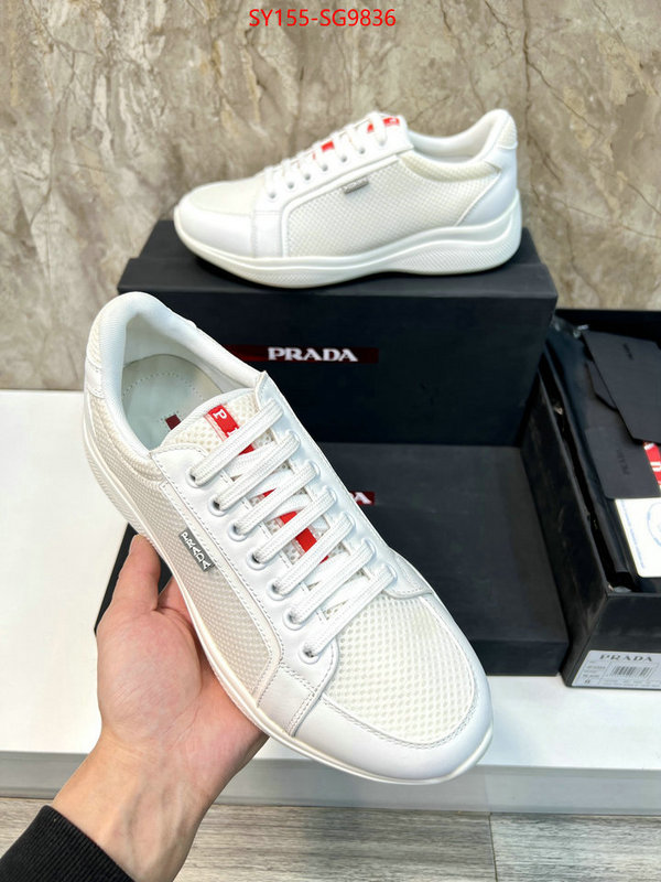 Men shoes-Prada 1:1 replica wholesale ID: SG9836 $: 155USD