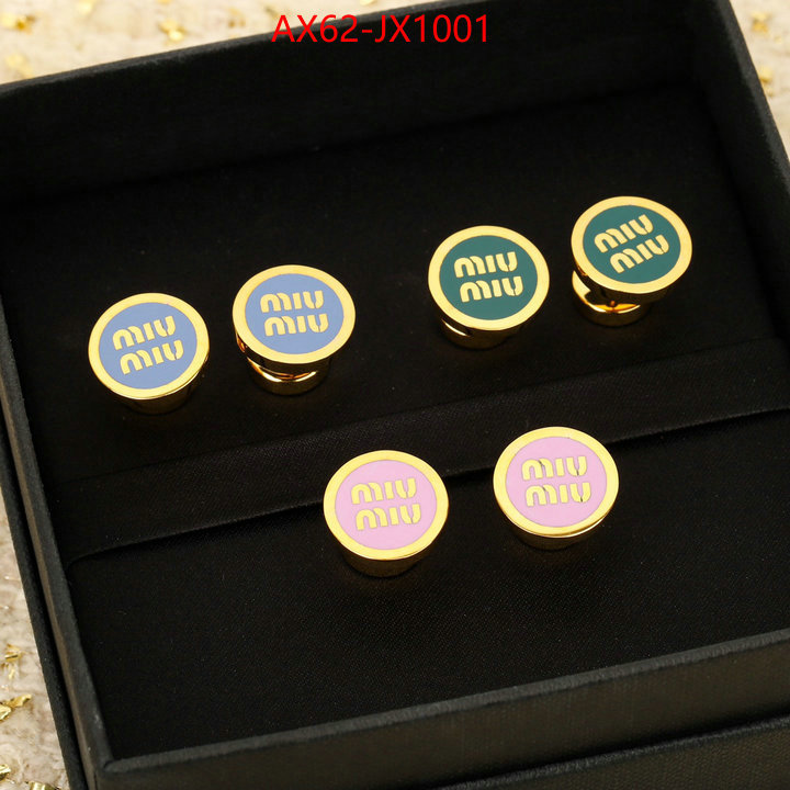 Jewelry-Miu Miu best knockoff ID: JX1001 $: 62USD