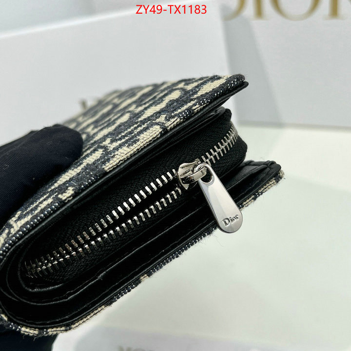 Dior Bags(4A)-Wallet- best quality designer ID: TX1183 $: 49USD,