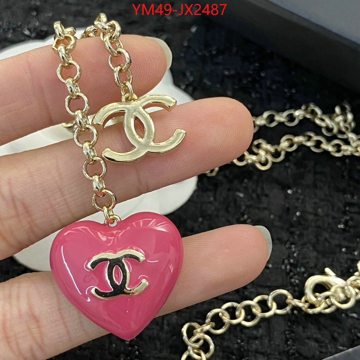 Jewelry-Chanel best quality fake ID: JX2487 $: 49USD