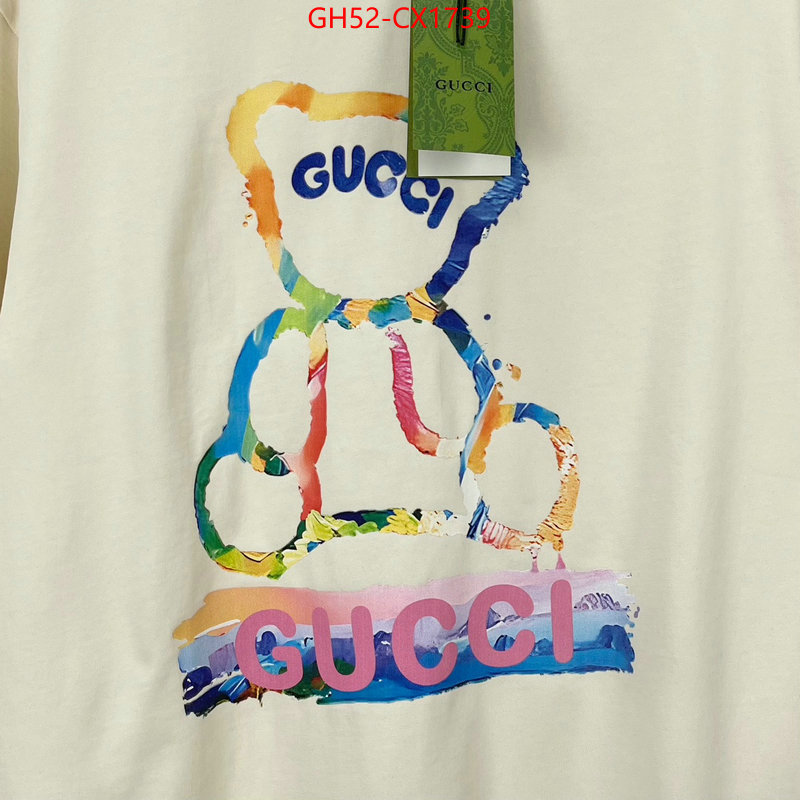 Clothing-Gucci can you buy knockoff ID: CX1739 $: 52USD