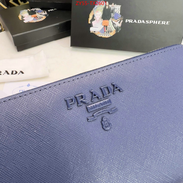 Prada Bags (4A)-Wallet aaaaa+ class replica ID: TX2601 $: 55USD,