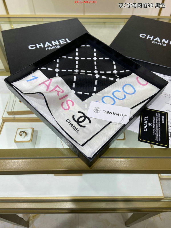 Scarf-Chanel replica 1:1 high quality ID: MX2810 $: 55USD