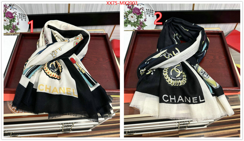 Scarf-Chanel the best quality replica ID: MX2003 $: 75USD