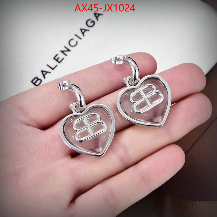 Jewelry-Balenciaga exclusive cheap ID: JX1024 $: 45USD
