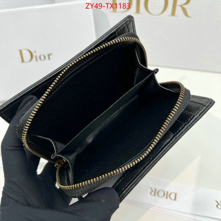 Dior Bags(4A)-Wallet- best quality designer ID: TX1183 $: 49USD,