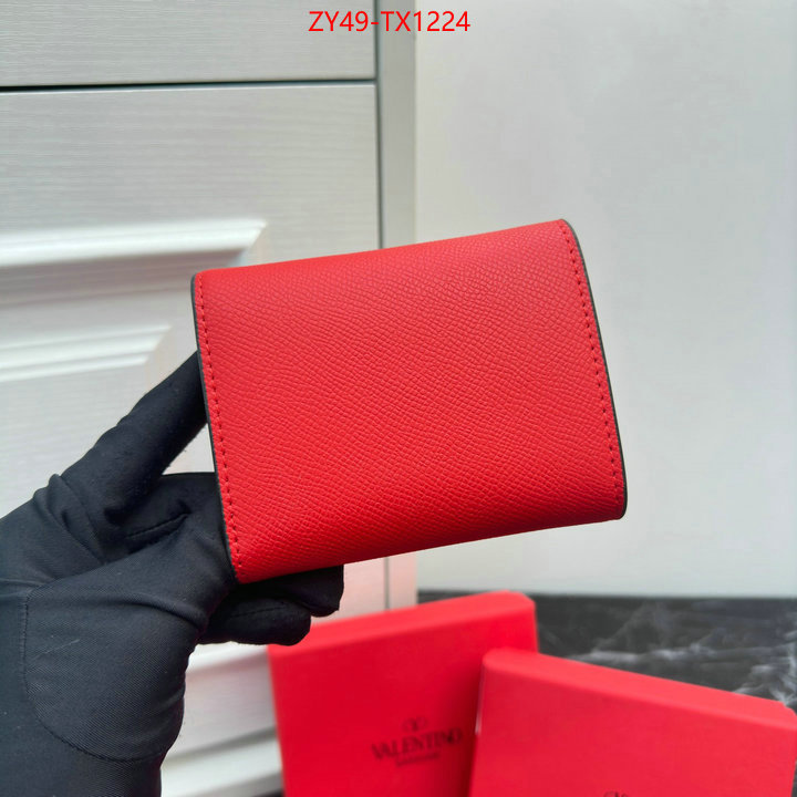 Valentino Bags(4A)-Wallet highest quality replica ID: TX1224 $: 49USD,