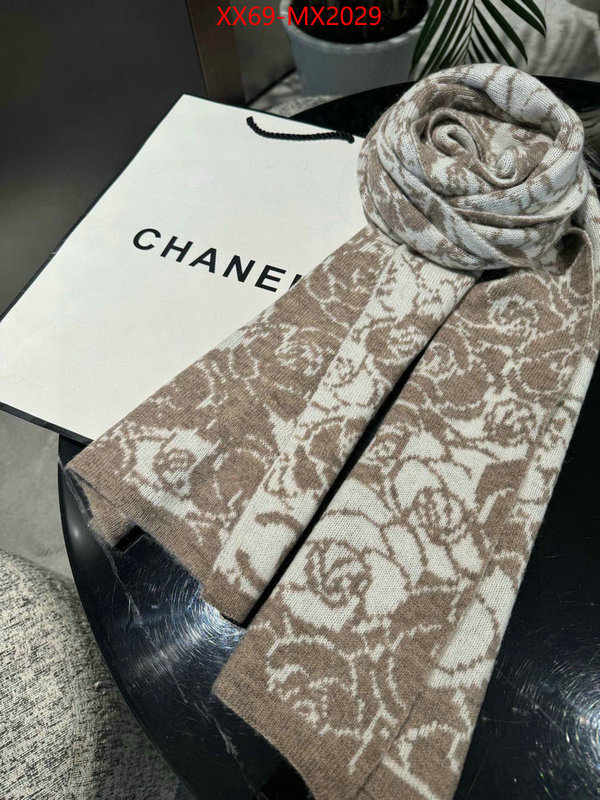 Scarf-Chanel designer high replica ID: MX2029 $: 69USD