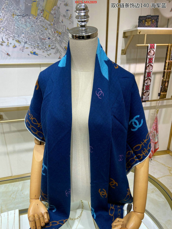 Scarf-Chanel where quality designer replica ID: MX2809 $: 75USD