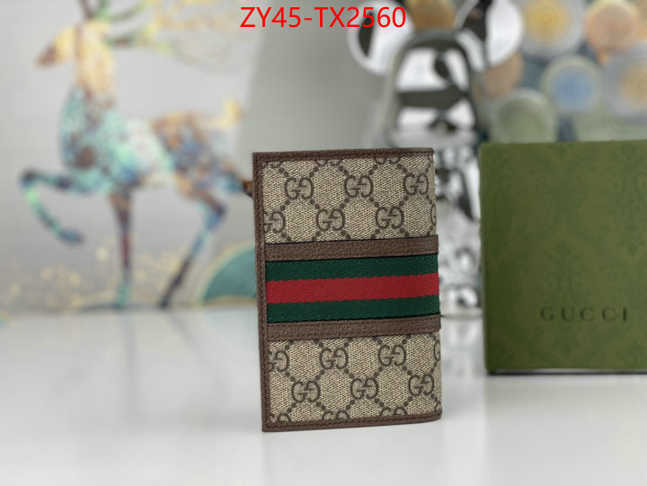 Gucci Bags(4A)-Wallet- top quality designer replica ID: TX2560 $: 45USD,