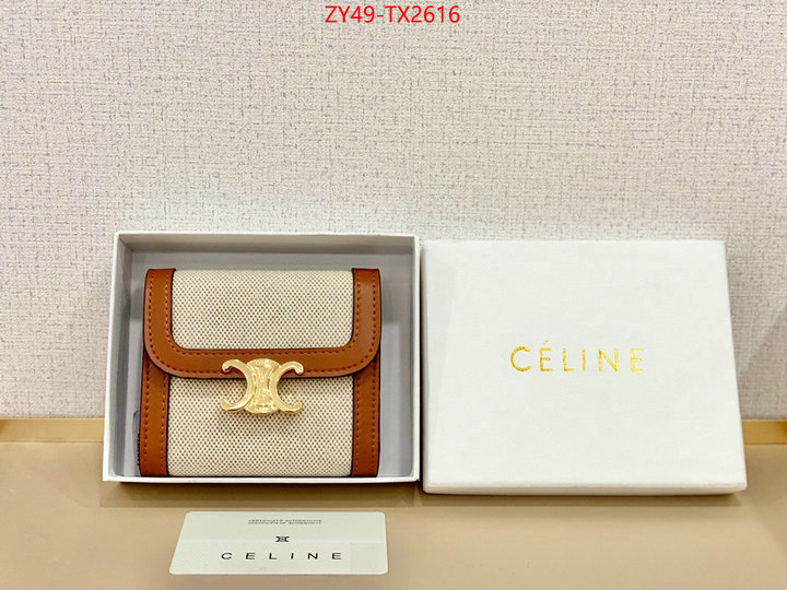 CELINE Bags(4A)-Wallet at cheap price ID: TX2616 $: 49USD,