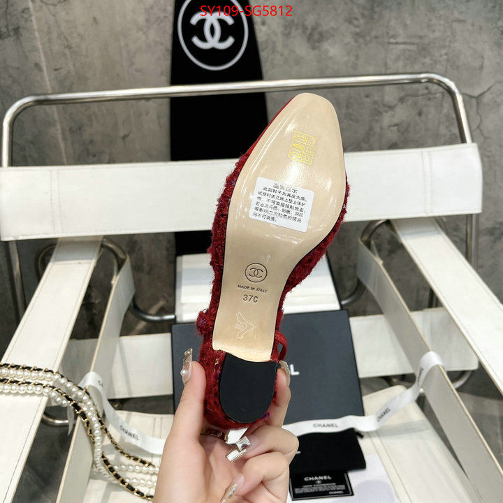 Women Shoes-Chanel fake designer ID: SG5812 $: 109USD