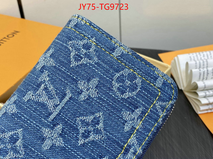 LV Bags(TOP)-Wallet knockoff highest quality ID: TG9723 $: 75USD,