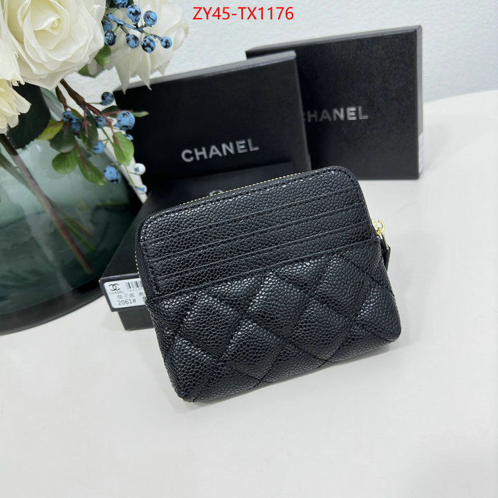 Chanel Bags(4A)-Wallet- for sale cheap now ID: TX1176 $: 45USD,