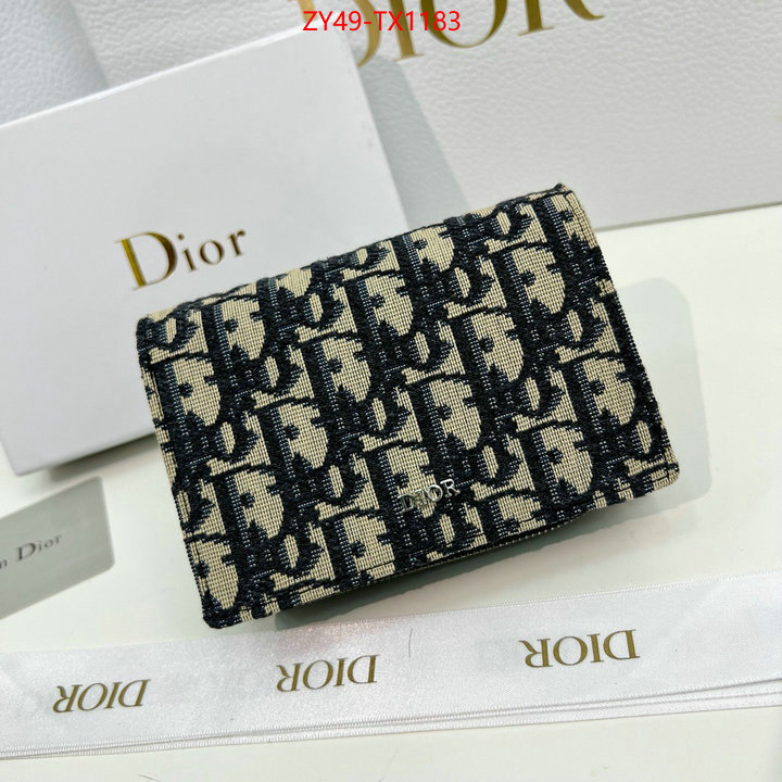 Dior Bags(4A)-Wallet- best quality designer ID: TX1183 $: 49USD,