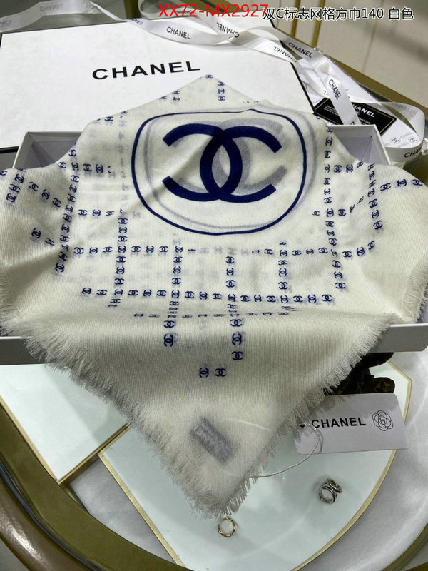 Scarf-Chanel shop cheap high quality 1:1 replica ID: MX2927 $: 72USD