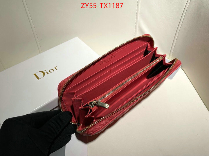 Dior Bags(4A)-Wallet- fake high quality ID: TX1187 $: 55USD,